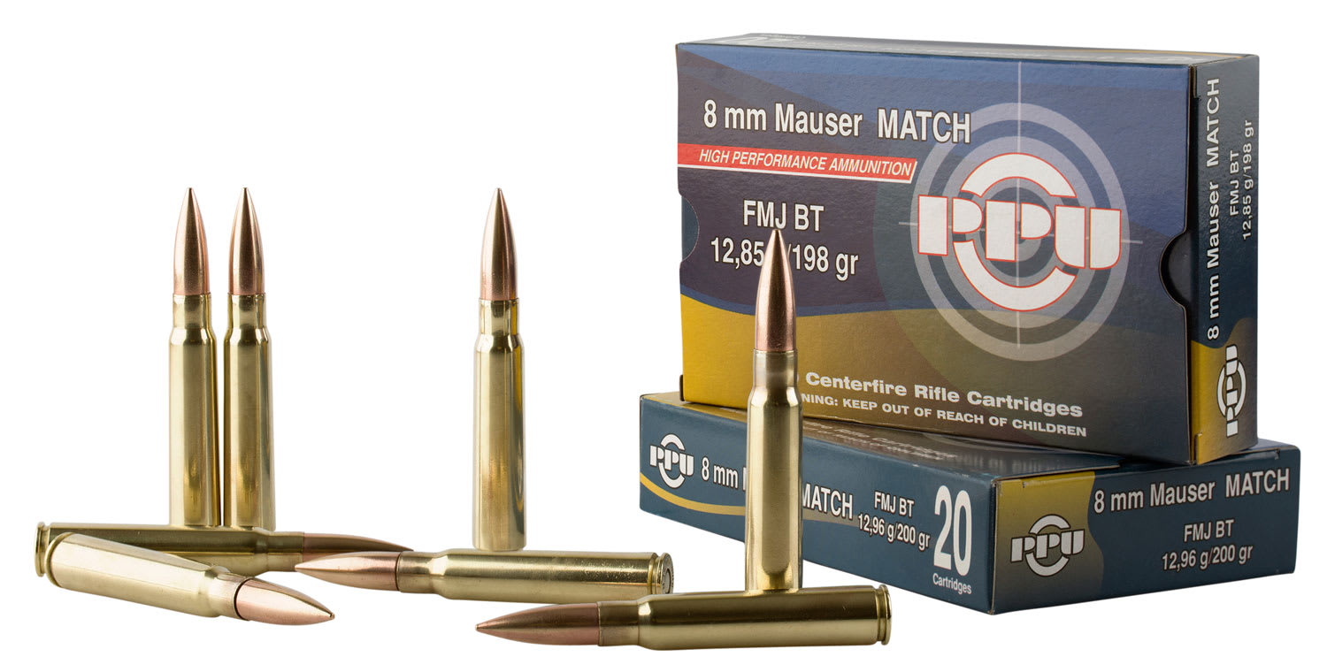 Ppu Match Rifle 8mm Mauser 200gr Guns N Gear 5774