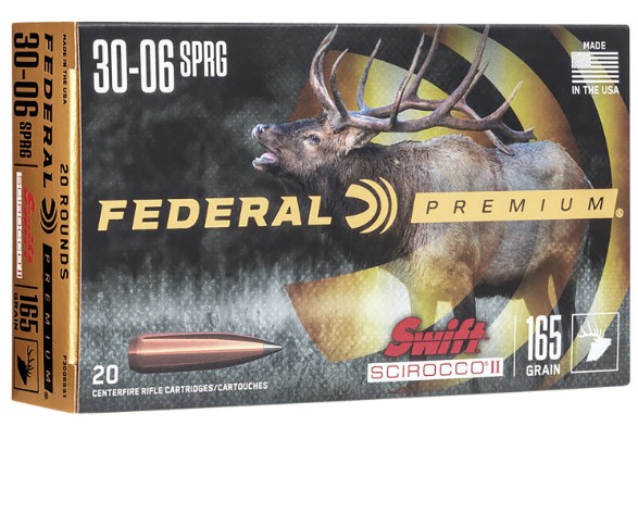 Primed Federal Nickel Plated 30-06 Springfield Brass - 100ct