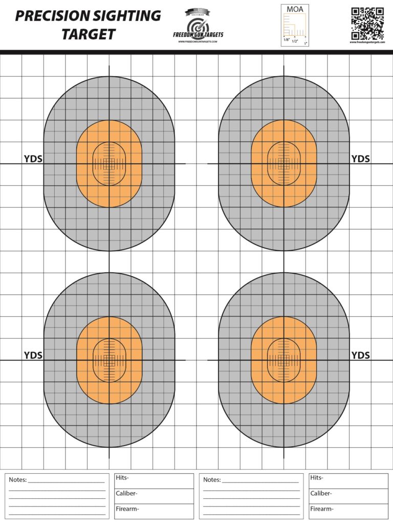 precision rifle target 100 pack - Guns N Gear