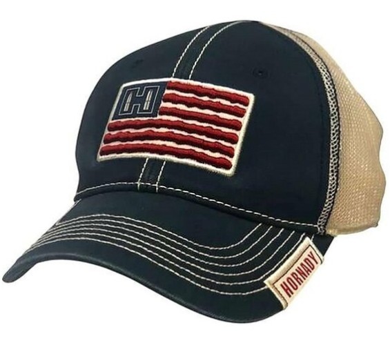 HORNADY CAP Blister Flag Navy